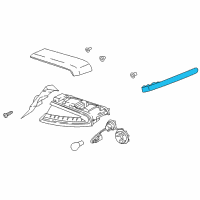 OEM Kia Stinger Lamp Assembly-Side REFLE Diagram - 92407J5020