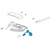 OEM 2020 Kia Stinger Rear Holder & Wiring Diagram - 92480J5020