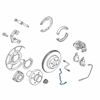 OEM 2014 BMW ActiveHybrid 7 Rear Abs Sensor Diagram - 34-52-6-775-864
