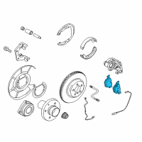 OEM 2015 BMW 750i Brake Disc And Pad Kit Diagram - 34-21-6-790-966