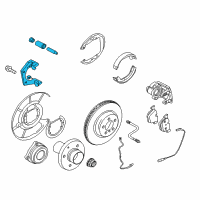 OEM 2013 BMW 535i GT xDrive Calliper Carrier Diagram - 34-21-6-790-188