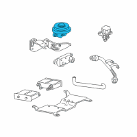 OEM Ford Explorer Sport EGR Valve Diagram - F77Z-9D475-F2A