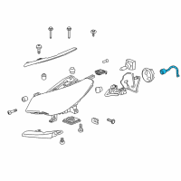 OEM 2017 Buick Enclave Wire Harness Diagram - 23106413