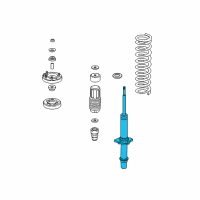 OEM Acura CL Shock Absorber Unit, Left Front Diagram - 51606-S0K-A03