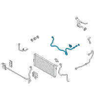 OEM 2015 BMW 535i GT Coolant Hose Diagram - 17-12-7-583-175