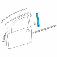 OEM 2021 Toyota Corolla Applique Diagram - 75755-02110