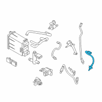 OEM 2013 Nissan Quest Air Fuel Ratio Sensor Diagram - 22693-1JA0A