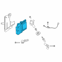 OEM Ford Flex PCM Diagram - FL3Z-12A650-CANP