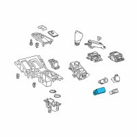 OEM 2021 Lexus NX300 Socket Assembly, Power Outlet Diagram - 85530-78010-C0