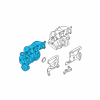 OEM BMW 335xi Exchange-Turbo Charger Diagram - 11-65-7-649-290