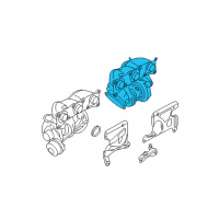 OEM 2011 BMW 335i Exchange-Turbo Charger Diagram - 11-65-7-649-289