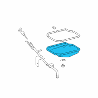 OEM Toyota Avalon Transmission Pan Diagram - 35106-08010