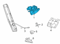 OEM 2019 Jeep Cherokee LIFTGATE Diagram - 68364385AE