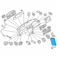 OEM Infiniti JX35 Control Assembly Diagram - 28346-1LA0A