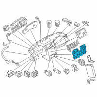 OEM 2020 Infiniti QX80 Switch Assy-Preset Diagram - 25391-6GW1B