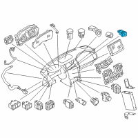 OEM 2011 Infiniti QX56 Switch Assy-Hazard Diagram - 25290-1LA0A