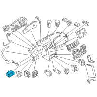 OEM 2019 Infiniti QX80 Switch Assy-3 Functions Diagram - 251B3-6GW0C