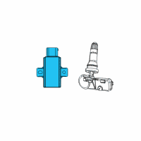 OEM Dodge Module-Tire Pressure Monitoring Diagram - 56029401AH