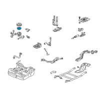 OEM Honda Civic Gasket, Fuel Pump Module Diagram - 17574-S3Y-003
