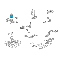 OEM 2004 Honda Civic Gasket, Fuel Pump Module Diagram - 17574-S3Y-003