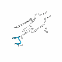 OEM 2009 Dodge Ram 1500 Converter-Exhaust Diagram - 68039563AC