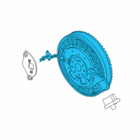 OEM BMW 750Li Hybrid Electric Assist Motor Diagram - 12-35-7-593-818