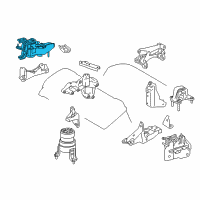 OEM 2021 Lexus RX350 INSULATOR Sub-Assembly Diagram - 12305-0P010