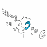 OEM 2005 Dodge Stratus Shield-Brake Diagram - MN102927