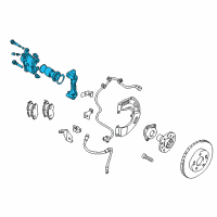 OEM Chrysler Sebring CALIPER-Front Brake Diagram - 4605A018