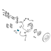 OEM 1993 Dodge Colt Valve-Proportioning Diagram - MB699551