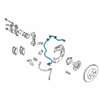 OEM 2001 Chrysler Sebring Sensor-Anti-Lock Brakes Diagram - MR370932
