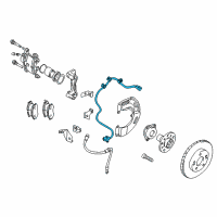 OEM 2004 Chrysler Sebring Sensor-Anti-Lock Brakes Diagram - MR370932