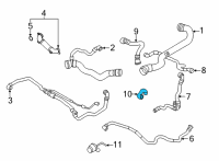 OEM 2020 BMW X4 COOLANT RETURN LINE Diagram - 17-12-8-670-675