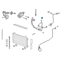 OEM Pontiac G8 Cap, A/C Refrigerant Charging Valve Diagram - 92140264