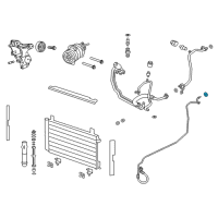 OEM Chevrolet Caprice Seal-Auxiliary A/C Evaporator Inlet Tube (O Ring) Diagram - 92193511