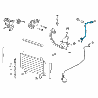 OEM Chevrolet Caprice Evaporator Tube Diagram - 92248986