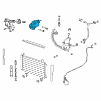 OEM 2011 Chevrolet Caprice Compressor Diagram - 92265299