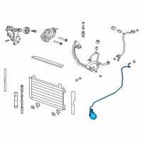 OEM Chevrolet Caprice AC Tube Diagram - 92248983