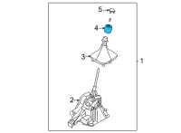 OEM 2022 Ford Bronco HANDLE ASY Diagram - MB3Z-7213-A