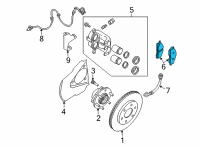 OEM Nissan Xterra Plate-BAFFLE Diagram - 41150-ZZ70A