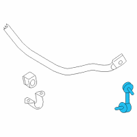 OEM Toyota Sequoia Stabilizer Link Diagram - 48840-0C010