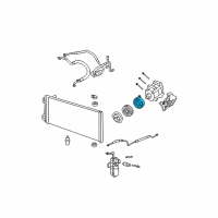 OEM 2008 Ford F-250 Super Duty Clutch Coil Diagram - 8L3Z-19D798-B