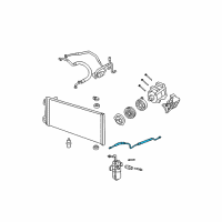 OEM Ford AC Hose Diagram - 7L3Z-19835-A