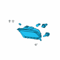 OEM 2011 Ford Mustang Composite Assembly Diagram - AR3Z-13008-C