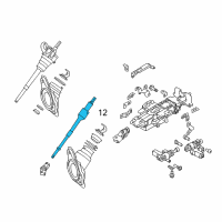 OEM Infiniti M35h Shaft-Lower Diagram - 48822-1MA0A