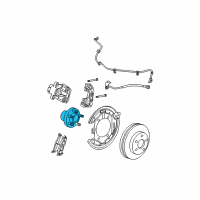 OEM 2006 Chrysler Pacifica Hub-Brake Diagram - 4880209AB