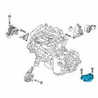 OEM 2013 Buick Verano Side Transmission Mount Diagram - 13248548