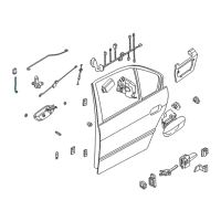 OEM 2001 BMW 750iL Operating Rod Diagram - 51-22-8-170-493