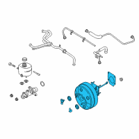 OEM 2017 Ford F-250 Super Duty Booster Diagram - HC3Z-2005-E