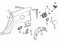 OEM 2020 Toyota Mirai Lock Diagram - 77030-62020